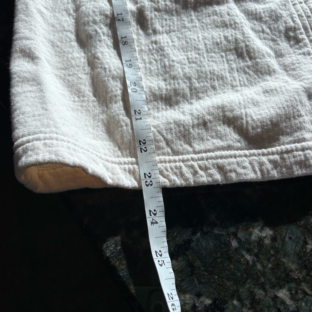 Aerie Gauze Cotton Puff Sleeve very oversized v neck terry popover top. Lounge - Picture 8 of 10